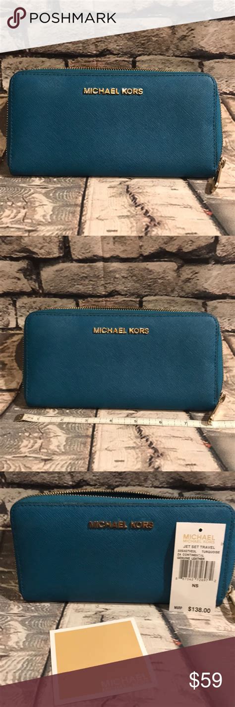 michael kors turquoise ring|michael kors turquoise wallet.